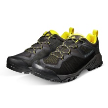 Mammut Wanderschuhe Sapuen Low GTX (Veloursleder, wasserdicht) schwarz/gelb Herren